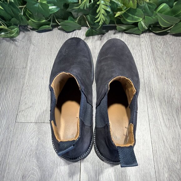 Hugo Boss Mens Chelsea Suede Navy Blue Size 42 EU 9 US main image 6